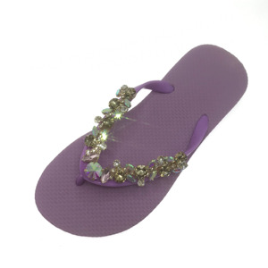 Estate infradito personalizzato <span class=keywords><strong>con</strong></span> strass a catena di cristallo per le donne splendente bling a buon mercato all'ingrosso spiaggia infradito pantofole - Product Image 4
