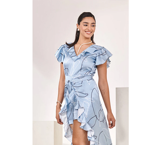 Top Romper Estampado de Satén Suizo para Mujer, Blusa Elegante de Verano, Moda Casual para Fiesta, Top Chic para Salir - Product Image 1