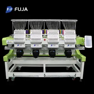 Fuja High Quality 4 Heads 15 Needles Tshirt Industrial Hat Computerized Embroidery Machine