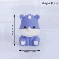 Jungle Safari Animal Gâteau Topper Lion Girafe Singe Éléphant pour Baby Shower Gâteau Décoration Premier Anniversaire Fête Mignon Cadeau