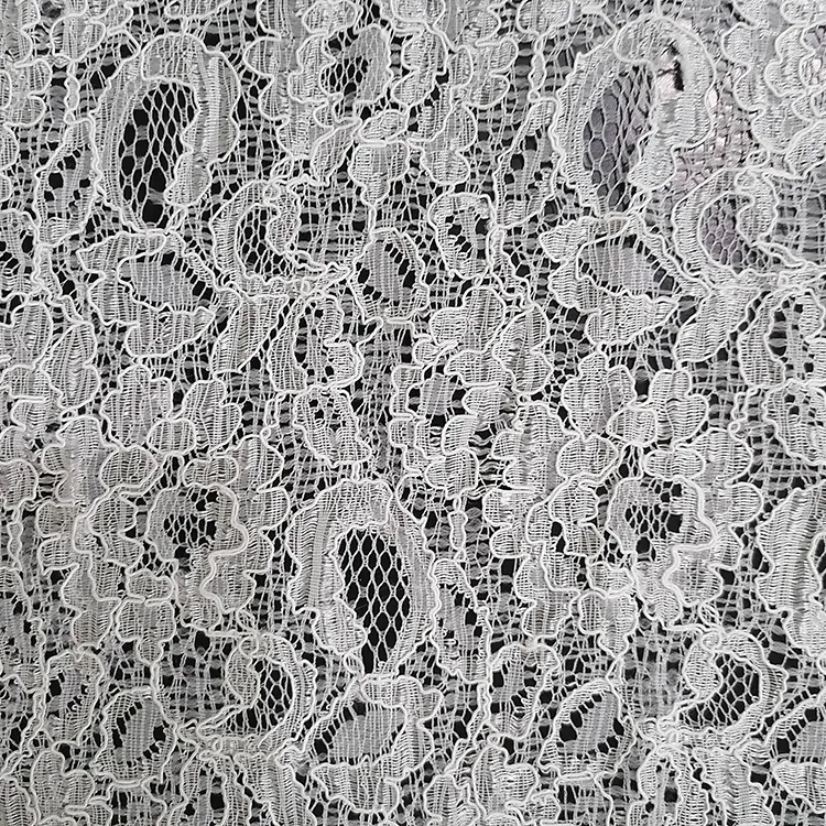 Super low price curtain decoration ladies clothing fabric simple style lace spandex fabric