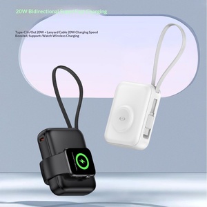 3 In 1 Wireless Charging Power Bank Fast <b>Charger</b> With <b>Cable</b> 3W For Watch Earphone And Phone - Product Image 2