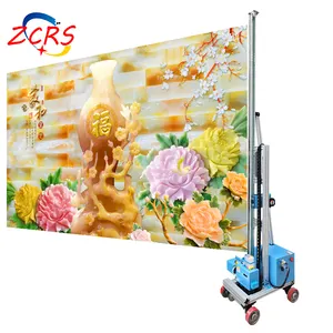 Printer 3d 5d UV Printer otomatis Mural 3d dinding vertikal Printer cetak di dinding kustom produk baru 2020 55 disediakan 220v