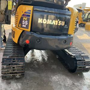 Miniexcavadora usada original de Japón, Komatsu PC55 / PC55MR-2 / PC55MR-3, excavadora pequeña sobre orugas para construcción - Product Image 3