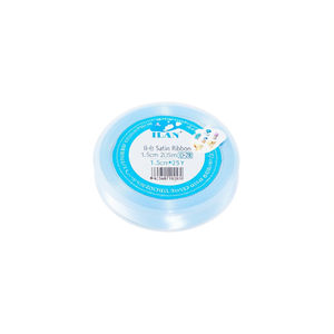 Nastro in Raso 1,5cm 25Y Azzurro Baby D28 - Product Image 1