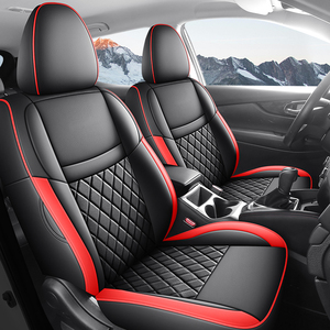 Housses de siège en cuir haut de gamme sur mesure pour Nissan <span class=keywords><strong>Qashqai</strong></span> J10 J11 Dualis Rogue Sport 5 places, couverture complète, ajustement parfait - Product Image 1
