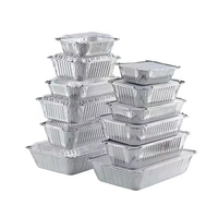 Vente directe des fabricants : Boîte alimentaire jetable en aluminium pour usage domestique, récipient/plat en aluminium utile pour barbecue extérieur