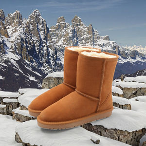 Nuevos Productos 2026, Cuatro Estilos de Botas de Nieve para Mujer, Forro de Lana Real, Cómodas y Cálidas - Product Image 3