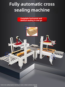 Automatic Carton Packing <b>Machine</b> PLC Control Carton <b>Tape</b> Sealing <b>Machine</b> Touchscreen Box Sealing <b>Machine</b> - Product Image 2