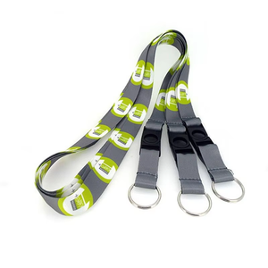 Longe en polyester de qualité <span class=keywords><strong>militaire</strong></span> avec crochet, conception extérieure simplifiée, sérigraphie et impression jacquard, lanières de cou - Product Image 4