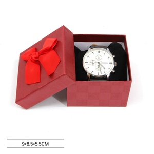 Jewelry Gift <b>Box</b> with Bow Watch Bracelet <b>Storage</b> Cardboard Packaging <b>Box</b> with Pillow <b>Paper</b> Jewelry case Custom logo - Product Image 4