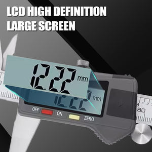 In acciaio inossidabile pinza elettronica in metallo micrometro strumenti di misurazione della profondità calibro 0-150/200/300mm digitale <span class=keywords><strong>Vernier</strong></span> calibro - Product Image 2