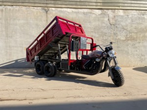 รถสามล้อบรรทุกน้ำมันเคลื่อนที่กำลังสูง 9 ล้อ แบบเปิด พร้อมเครื่องยนต์ระบายความร้อนด้วยน้ำ 300 ซีซี รุ่นขายดีประจำปี 2026 - Product Image 1