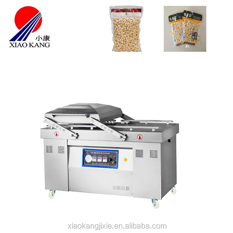 Industrial used Shrimp vacuum packaging machine high efficient raw meat pineapple bacon vacuum packaging machine