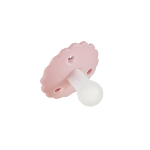 Sucette innovante en silicone de qualité alimentaire sans BPA, écologique, en forme de pétales de fleurs pour bébés de 0 à 12 mois, durable, ton neutre, <span class=keywords><strong>nuit</strong></span> - Product Image 1