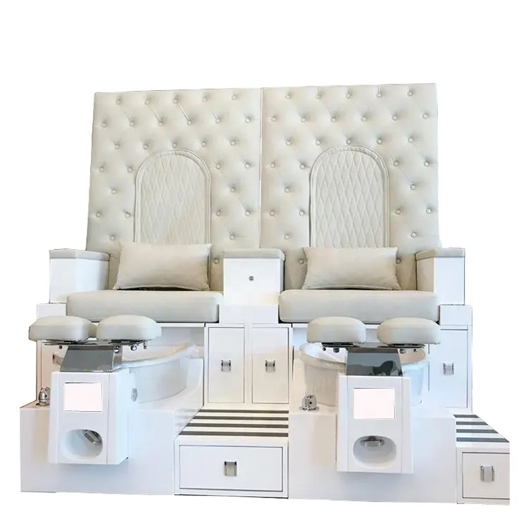 Yeni basit lüks stil tırnak salonu mobilyası Spa pedikür banklar/istasyon/ekipman/pedikür Spa