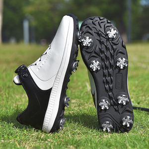 Chaussures <span class=keywords><strong>de</strong></span> <span class=keywords><strong>golf</strong></span> imperméables pour hommes, chaussures <span class=keywords><strong>de</strong></span> <span class=keywords><strong>golf</strong></span> professionnelles pour hommes, grande taille avec semelle extérieure <span class=keywords><strong>en</strong></span> caoutchouc 40-47 - Product Image 6