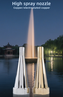 Projets d'ingénierie : Fontaines à jets d'eau haute pression, jets de saut d'obstacles et jets à flux laminaire pour l'extérieur