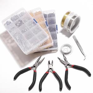 <strong>Earring</strong> Making Supplies DIY Findings <strong>Earring</strong> Making Kit with <strong>Earring</strong> <strong>Hooks</strong>,Jump Rings, Pliers - Product Image 2
