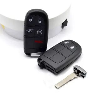 Smart car key shell For Jeep Compass Renegade 2/3/4/5buttons keyless entry remote key cover case SIP22 key