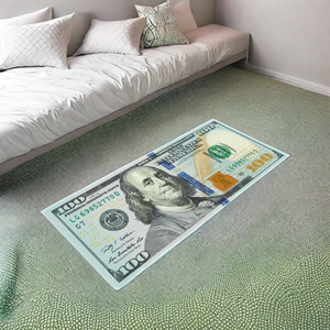 Alfombra antideslizante Decoración moderna para el hogar Alfombra Runner Dollar Impreso One Hundred <span class=keywords><strong>100</strong></span> Bill Print - Product Image 2