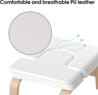 Vente en gros Chaise d'inversion de yoga multifonctionnelle Tabouret inversé de yoga corporel en bois