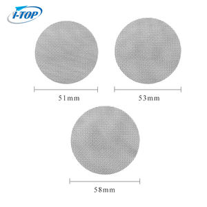 51 53 58 재사용 가능한 식품 등급 316 스테인레스 스틸 에스프레소 퍽 스크린 커피 필터 디스크 - Product Image 6