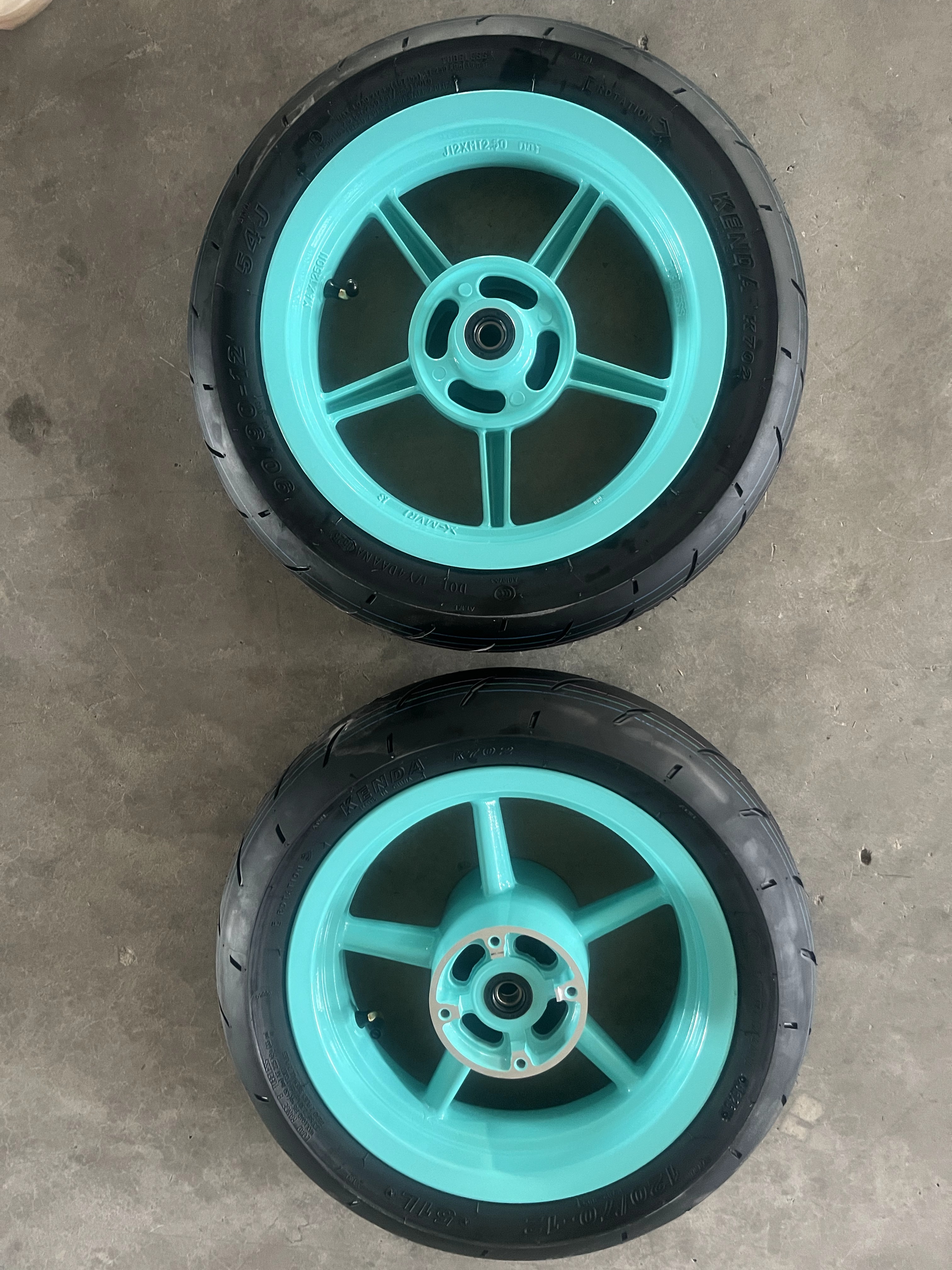 Premium Blue Motorcycle Tires - Durable & High Performance