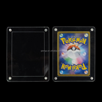 Boîte mystère OEM personnalisée pour cartes Pokémon anime givrées 63x88, avec protection antichoc en polycarbonate acrylique gradué