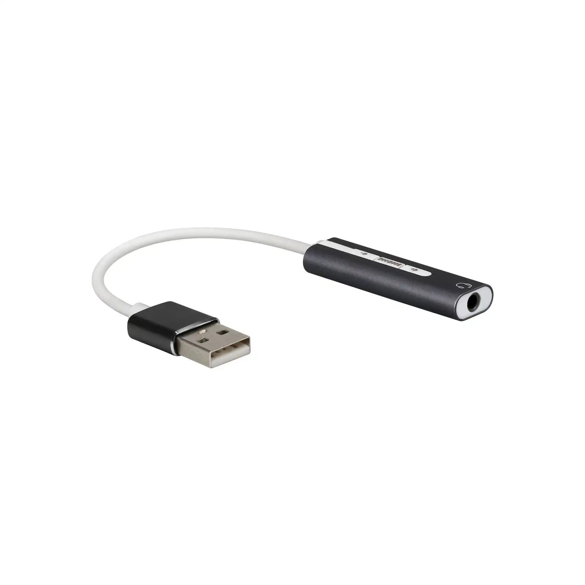יצרן של ישיר מכירות של אלומיניום סגסוגת כבל יחיד חור מתכוונן נפח כבל USB 7.1 כרטיס קול