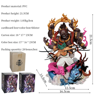Statuetta in PVC da 21,5 CM di One Piece, Modellino di Roronoa Zoro, Action Figure da Collezione - Product Image 2