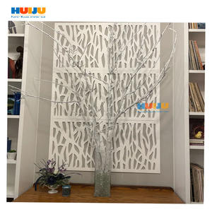 HJ alüminyum lazer kesim çit seti açık 8ft genişletilebilir gizlilik kafes ekran geri çekilebilir wpc slat çit duvar paneli kurulu - Product Image 3