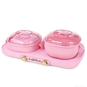 Chauffe-cire pliable en silicone à double pot de 800 ml, antiadhésif et facile à nettoyer - Product Image 1
