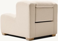 Meubles de salon de style américain de luxe canapé inclinable électrique chaise longue en bois cadre en bois massif inclinable à mouvement