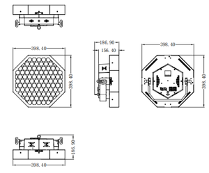 ไฟสโตรปไลท์ LED 450W สำหรับเวทีเต้นรำไฟ LED แบบกระพริบอุปกรณ์สำหรับ DJ ไฟผู้ชมไฟกระพริบสีเหลืองไฟดิสโก้ - Product Image 5