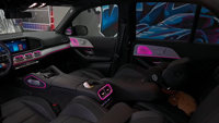 Kit d'éclairage d'ambiance intérieur de luxe cinq pièces pour Mercedes GLE GLS 2020-2025 W167 - Accessoires de mise à niveau de l'éclairage intérieur