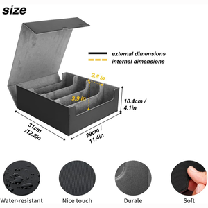 กล่องใส่การ์ด MTG Commander ความจุ 2400 ใบ พร้อมตัวแบ่งสี 24 ช่อง เหมาะสำหรับการ์ด TCG Three Kingdoms <span class=keywords><strong>Kill</strong></span> PTCG ของขวัญ - Product Image 6