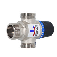 Vanne de mélange hydraulique thermostatique à 3 voies, vanne de régulation de température normale pour chauffe-eau solaire, OEM, port 3/4'', garantie 1 an