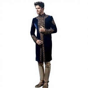 ชุดเดรสกระโปรง2024สีทองคอลเลกชั่นลูกปัดแก้วคริสตัลสีกรมท่าหรูหราปักด้วยลูกปัดแก้วสีทองขนาดพิเศษ - Product Image 3