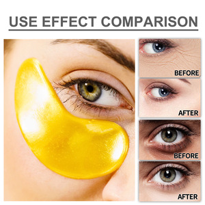 Mascarilla de Ojos de Oro 24K Personalizada con Certificación CE, Elimina la Hinchazón de los Ojos, Reafirmante, Hidratante, Iluminadora, Formulada para las Ojeras - Product Image 2
