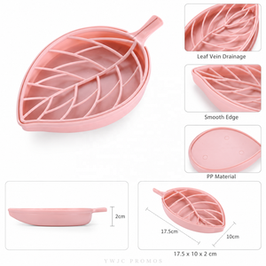 <span class=keywords><strong>Porte</strong></span>-<span class=keywords><strong>savon</strong></span> auto-drainant en forme de feuille, antidérapant, avec ventouse, pour salle de bain et cuisine, OEM - Product Image 2