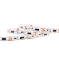 Lampu Pixel LED DMX Kecerahan Tinggi 60led DMX512 RGB 12mm Lampu Pixel LED Putih Hangat yang Dapat Diprogram Lampu RGB Strip LED Panggung