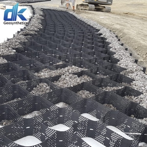 <span class=keywords><strong>Grille</strong></span> de pavage en gravier 100 mm 200 mm Stabilisation du sol Géocell en HDPE <span class=keywords><strong>noir</strong></span> pour murs de soutènement Allée Base de route Renforcement - Product Image 5