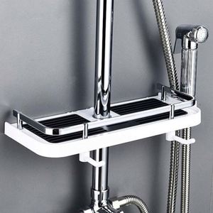 Multifunctional Toilet Storage Rack <b>Wall</b> <b>Mounted</b> Shower Organizer <b>Shelves</b> for Bathroom - Product Image 2