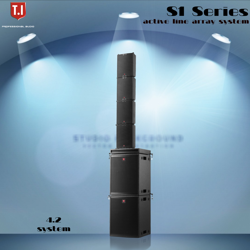 Ultra-compact Line Array System - Active Mid-High Speakers
