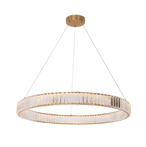 Lámparas Colgantes Modernas de Cristal SKD, Lámparas de Araña de Latón para Interiores, Lámparas de Fábrica para Proyectos de Hoteles, Villas y Centros Comerciales - Product Image 2