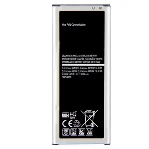 Thay thế Lithium Ion điện thoại di động nhà sản xuất pin điện thoại thông minh Pin cho Samsung Galaxy Note 4 N910A/U/F/h/C