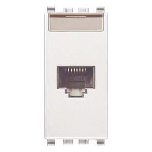 ซ็อกเก็ต Cat5e Utp Rj45 สีขาว 5.3 นิ้ว สูง 5.1 นิ้ว กว้าง 2.8 นิ้ว แผงแพทช์ - Product Image 1