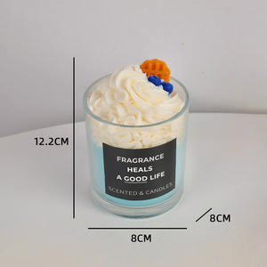 Bougies parfumées artisanales <span class=keywords><strong>de</strong></span> styles variés, luxe, vente en gros, emballage personnalisé avec logo, adorables desserts, glaces, cadeaux <span class=keywords><strong>de</strong></span> Noël et <span class=keywords><strong>de</strong></span> fêtes - Product Image 6