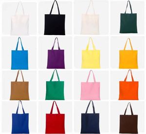 Sacs fourre-tout en toile de coton imprimables en gros, petits et grands, pour le shopping et la plage, avec logo personnalisé - Product Image 4